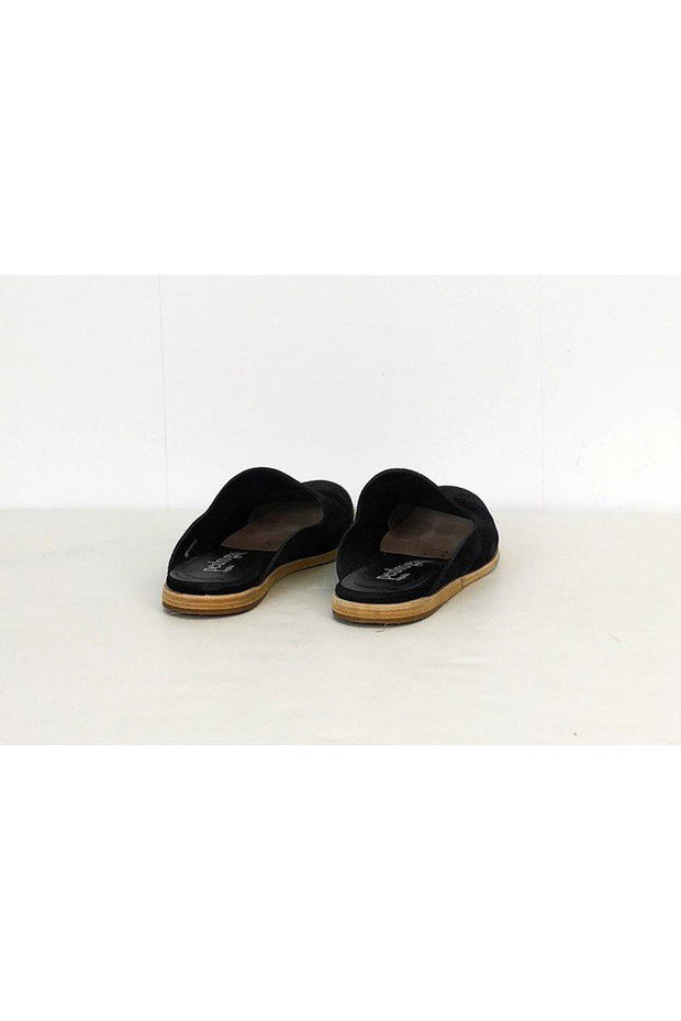 Current Boutique-Pedro Garcia - Black Suede Mules Sz 7.5