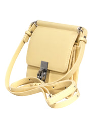 Current Boutique-Polene - Pastel Yellow Micro Crossbody Purse