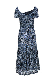 Current Boutique-Poupette St Barth - Blue & White Tie-Dye Maxi Dress Sz M