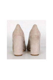 Current Boutique-Pour La Victoire - Beige Suede Pointed Pumps Sz 5.5