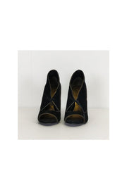 Current Boutique-Pour La Victoire - Black Suede Heels Sz 5