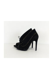 Current Boutique-Pour La Victoire - Black Suede Heels Sz 5