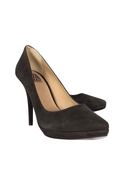 Current Boutique-Pour La Victoire - Brown Suede Pumps Sz 8.5