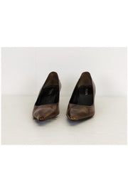 Current Boutique-Prada - Brown Pointed Toe Heels Sz 6