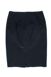 Current Boutique-Prada - Deep Navy Nylon Pencil Skirt Sz 4