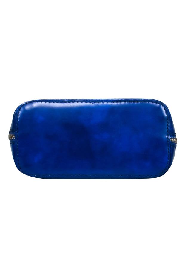 Current Boutique-Pratesi - Cobalt Blue Leather Crossbody w/ Logo