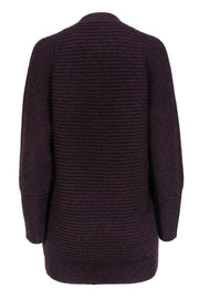 Current Boutique-Proenza Schouler - Maroon Oversized Knit Cardigan Sz XS