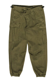 Current Boutique-R13 - Olive Button Fly Cotton Cargo Pants Sz 27