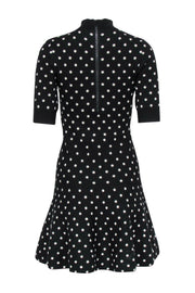 Current Boutique-Rachel Roy - Black Polka Dot Knit Mock Neck Dress Sz XS