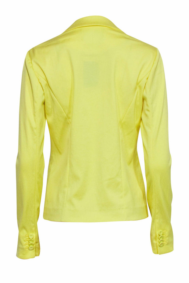 Current Boutique-Rachel Roy - Neon Yellow Single Button Blazer Sz 4