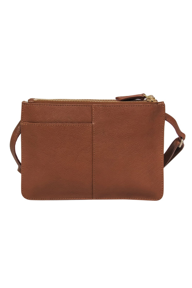 Current Boutique-Radley London - Brown Leather Triple Compartment Crossbody