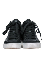 Current Boutique-Rag & Bone - Black Leather & Suede High Top Platform Sneakers Sz 6.5