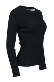 Current Boutique-Rag & Bone - Black Long Sleeve Ribbed Top Sz S