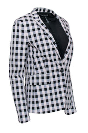 Current Boutique-Rag & Bone - Black & White Plaid Blazer Sz 6