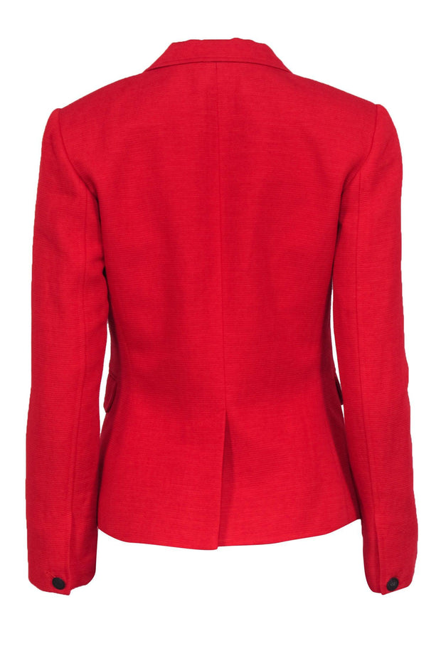 Current Boutique-Rag & Bone - Bold Red Textured Blazer Sz 4