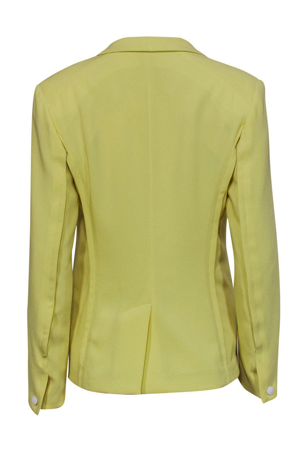 Current Boutique-Rag & Bone - Bright Yellow Green Shawl Lapel Blazer Sz 6