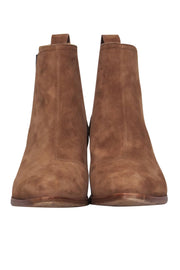 Current Boutique-Rag & Bone - Camel Suede Heeled "Walker" Booties Sz 5