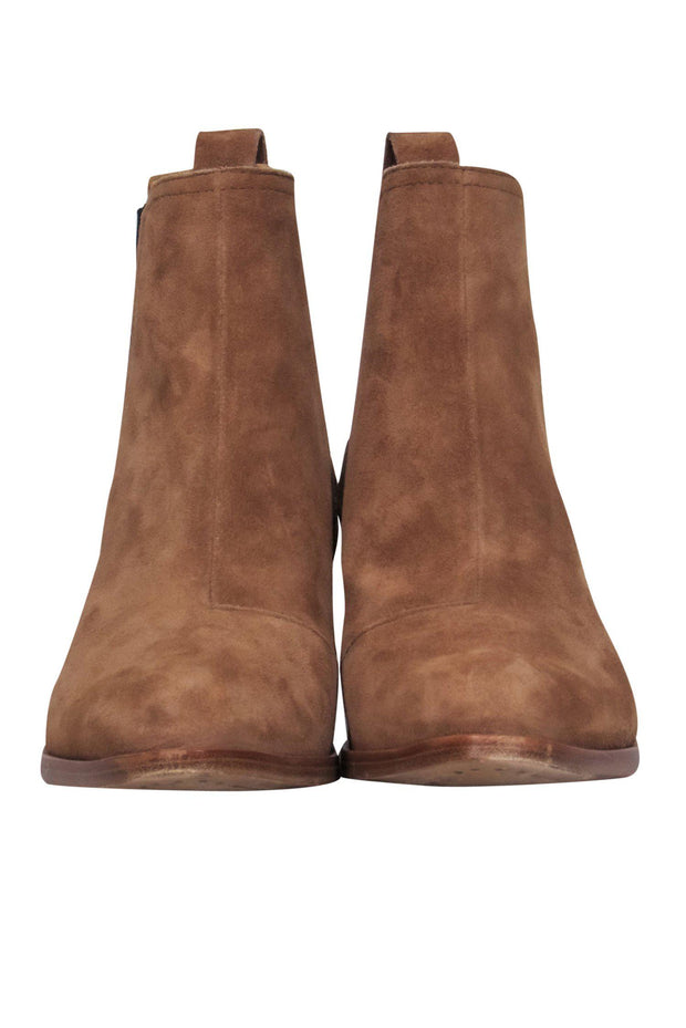 Current Boutique-Rag & Bone - Camel Suede Heeled "Walker" Booties Sz 5