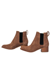 Current Boutique-Rag & Bone - Camel Suede Heeled "Walker" Booties Sz 5