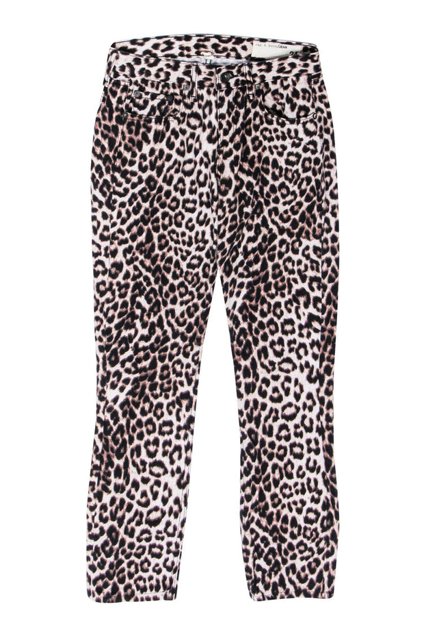 Current Boutique-Rag & Bone - Leopard Print Boyfriend Jean Sz 27