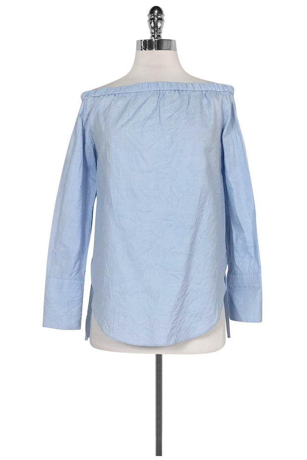 Current Boutique-Rag & Bone - Light Blue Off-the-Shoulder Top Sz XS