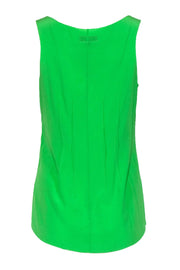 Current Boutique-Rag & Bone - Lime Green Silk Scoop Neck Tank Sz S