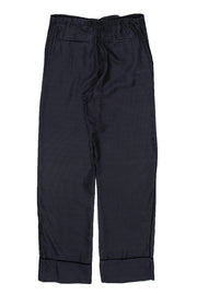 Current Boutique-Rag & Bone - Navy Blue Silk Pants w/ Polka Dots Sz 0