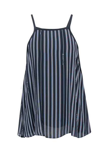 Current Boutique-Rag & Bone - Navy & White Striped Tank Sz S