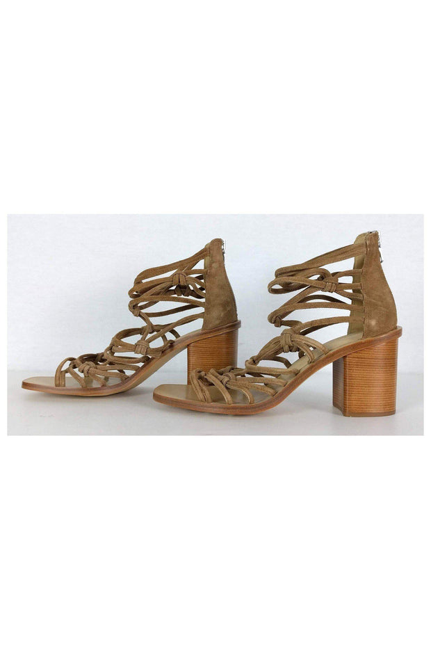 Current Boutique-Rag & Bone - Tan Camille Suede Sandals Sz 9.5