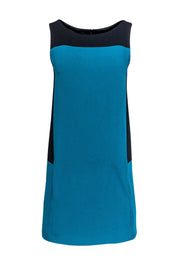 Current Boutique-Rag & Bone - Teal & Black Shift Dress Sz 2