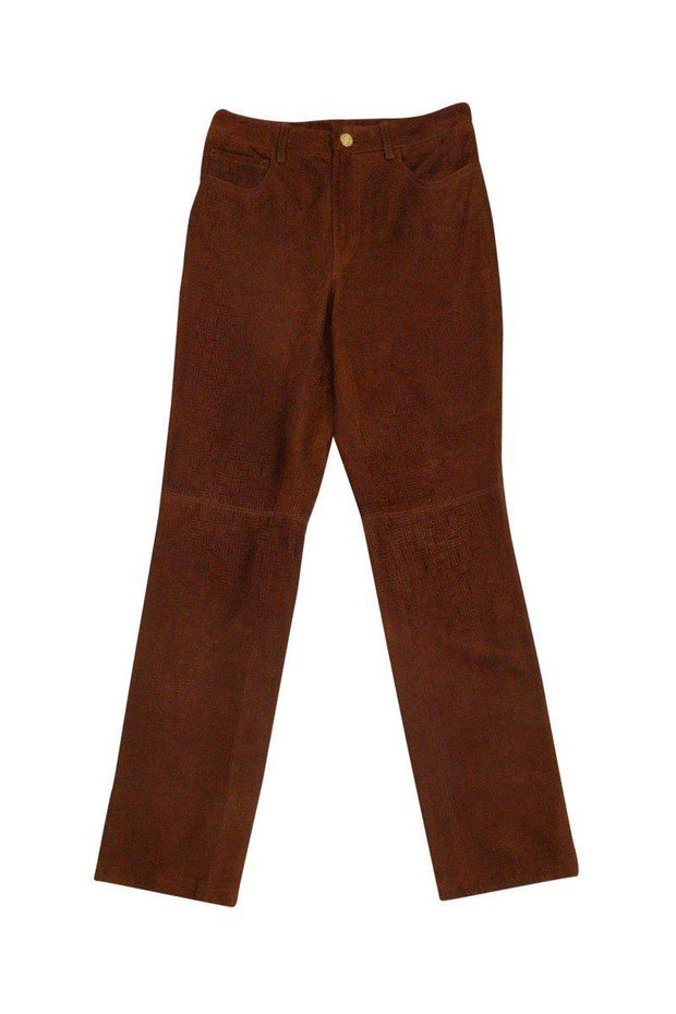 Current Boutique-Ralph Lauren - Brown Embossed Pants Sz 4