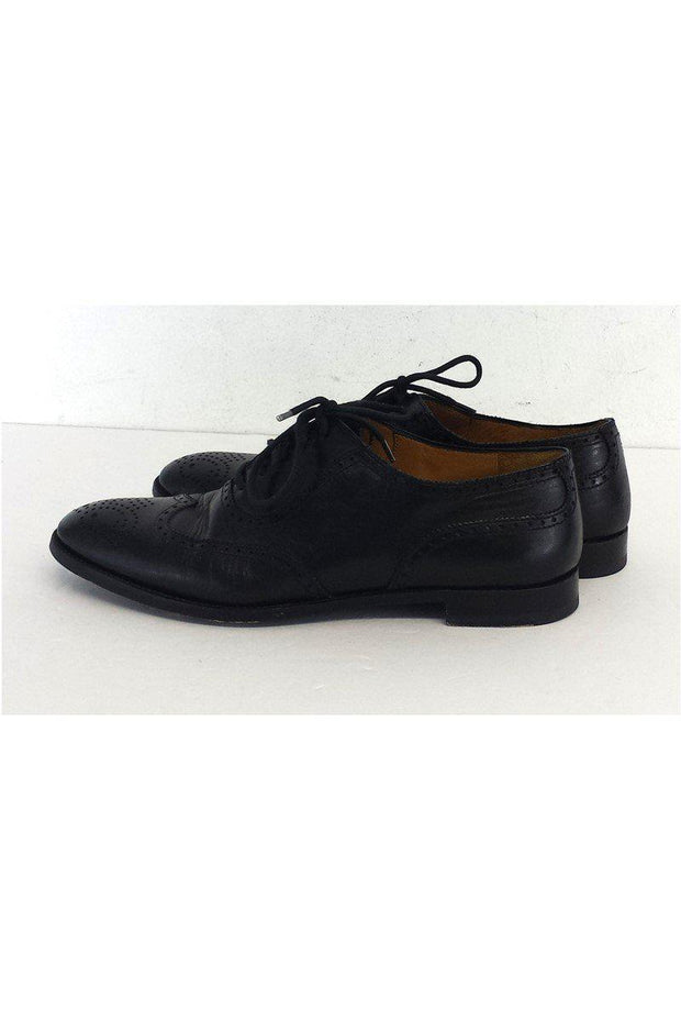 Current Boutique-Ralph Lauren Collection - Black Leather Oxfords Sz 9