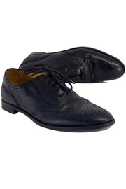 Current Boutique-Ralph Lauren Collection - Black Leather Oxfords Sz 9