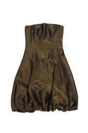 Current Boutique-Ralph Lauren - Gold Metallic Sleeveless Dress Sz 4