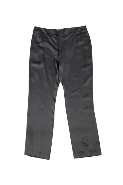 Current Boutique-Ralph Lauren - Pewter Silk Pants Sz 14