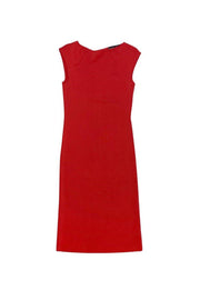 Current Boutique-Ralph Lauren - Red Cap Sleeve Dress Sz S