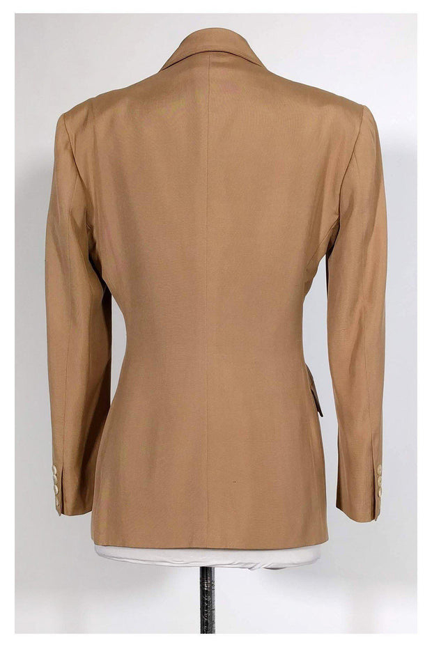 Current Boutique-Ralph Lauren - Tan Silk Blazer Sz 4