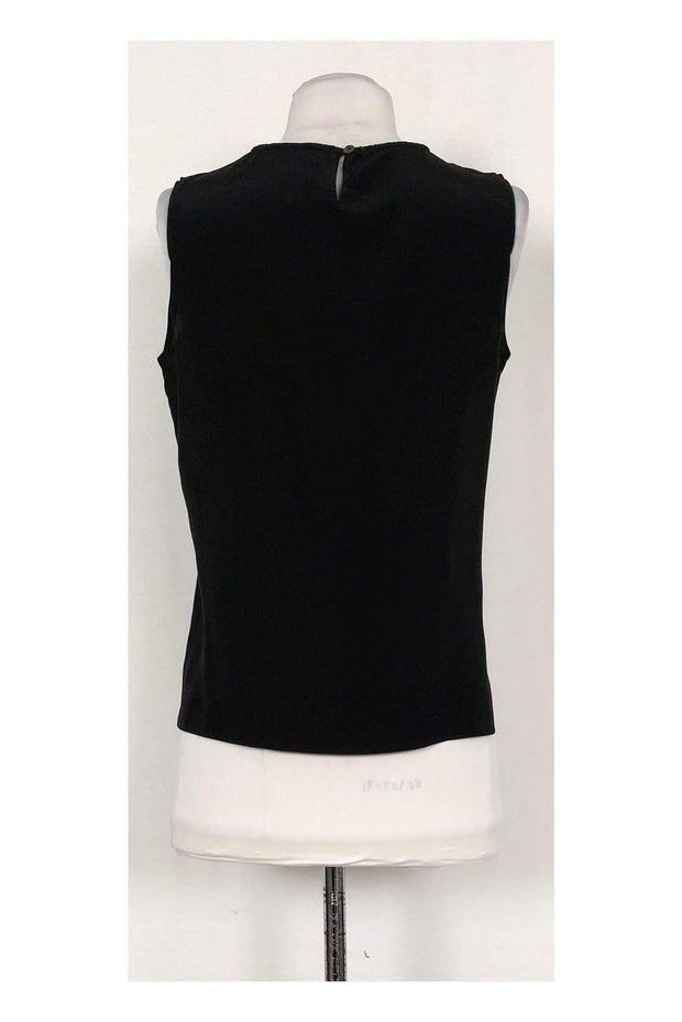 Current Boutique-Raoul - Black & Ivory Waverly Mixed-Media Tank Sz 4