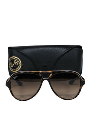 Current Boutique-Ray-Ban - Brown Tortoise Shell Aviator Sunglasses