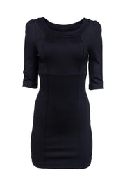 Current Boutique-Rebecca Minkoff - Black 3/4 Sleeve Dress Sz 0