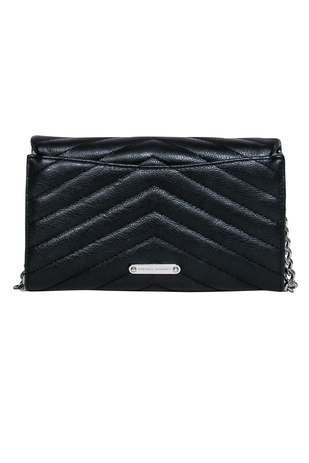 Current Boutique-Rebecca Minkoff - Black Quilted Leather Mini Crossbody Purse