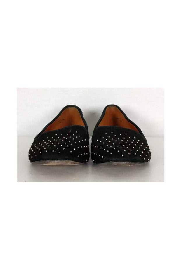 Current Boutique-Rebecca Minkoff - Black Studded Suede Flats Sz 8