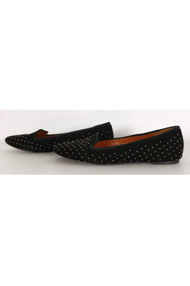 Current Boutique-Rebecca Minkoff - Black Studded Suede Flats Sz 8