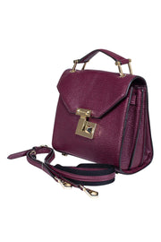 Current Boutique-Rebecca Minkoff - Dark Eggplant Leather Mini Satchel