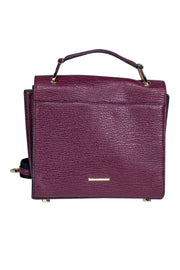 Current Boutique-Rebecca Minkoff - Dark Eggplant Leather Mini Satchel