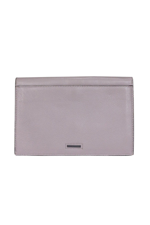 Current Boutique-Rebecca Minkoff - Gray Envelope Clutch w/ Lacing