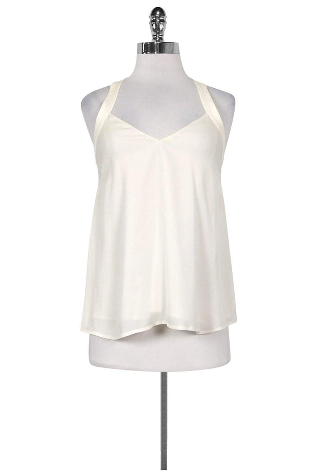 Current Boutique-Rebecca Minkoff - Ivory Silk Tank Top Sz XS