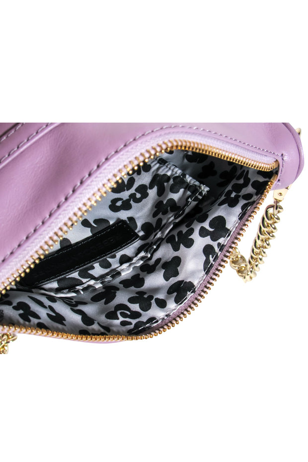 Current Boutique-Rebecca Minkoff - Lavender Smooth Leather Crossbody w/ Lobster Claw Clasp