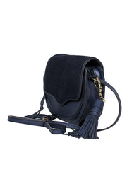 Current Boutique-Rebecca Minkoff - Navy & Suede Mini "Suki" Crossbody