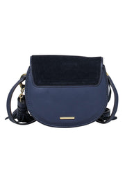 Current Boutique-Rebecca Minkoff - Navy & Suede Mini "Suki" Crossbody